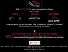 Tablet Screenshot of insigniahair.com